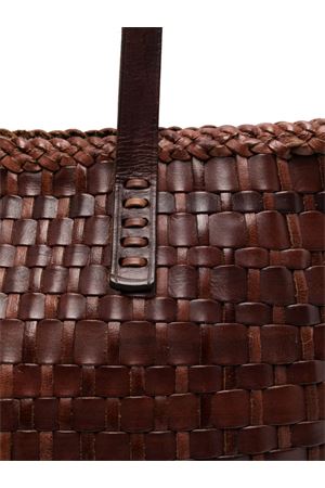 Salvage Irregular Burnt Brown Tote Bag DRAGON DIFFUSION | 8171BRUCIATO